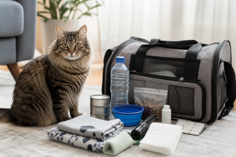 Was braucht ein sicheres Katzen-Notfallset zuhause?